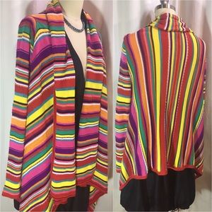 Lauren Ralph Lauren Sweaters - High low bright stripe Ralph Lauren cardigan Lauren Ralph Lauren Sweaters - High low bright stripe Ralph Lauren cardigan